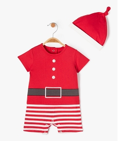 GEMO Ensemble 2 pièces spécial Noël bébé garçon rouge standard