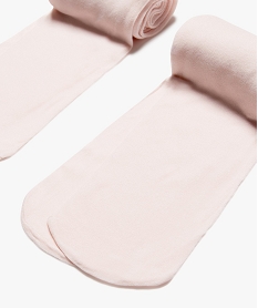 collants fille semi-opaques unis (lot de 2) rose collantsE185501_2