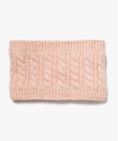 echarpe snood doublee polaire bebe fille rose standardE189601_1