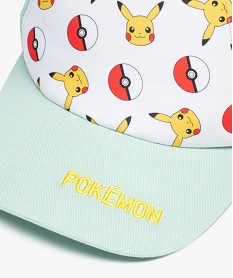 casquette motif pikachu garcon - pokemon bleu standardE192901_3