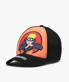 casquette bicolore avec motif manga garcon - naruto noir standardE195901_1