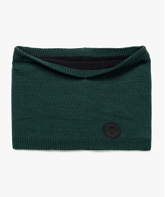 snood avec doublure polaire garcon vert standard foulards echarpes et gantsE196701_1