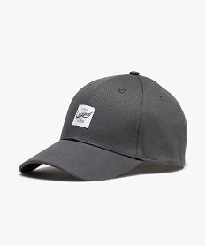 casquette en coton et coton recycle homme grisE196901_4