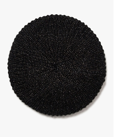 beret en maille pailletee femme noir standardE198201_1
