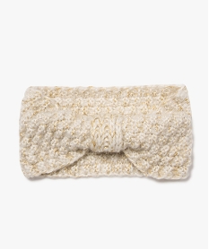 GEMO Bandeau pour les cheveux en maille pailletée femme Beige