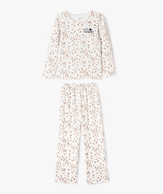 GEMO Pyjama en velours à motifs fleuris fille - LuluCastagnette Imprimé