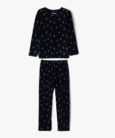 pyjama en maille polaire a motifs sapins garcon imprimeE210101_1