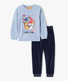pyjama en velours avec motif xxl garcon - pat patrouille bleuE210201_1