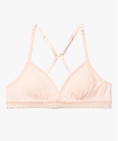 soutien-gorge triangle special dos nageur fille roseE216701_3