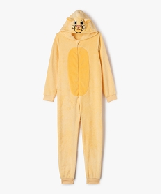 combinaison pyjama en velours le roi lion garcon - disney jauneE217301_1