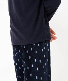 pyjama en maille polaire homme imprimeE223401_2