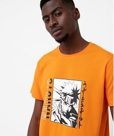 pyjashort bicolore imprime homme - naruto orangeE223901_2