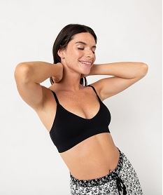 brassiere triangle sans armatures sans coutures avec mousses amovibles noir standard soutien gorge sans armaturesE225001_2