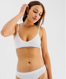 brassiere triangle sans armatures avec mousses amovibles blanc soutien gorge sans armaturesE225101_4