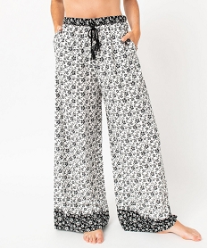 pantalon de pyjama fluide coupe ample femme imprimeE230301_2