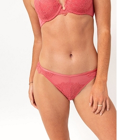 tanga en dentelle femme rose strings tangasE232301_1