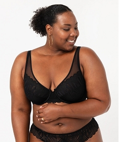 GEMO Soutien-gorge emboitant à armatures grande taille Noir