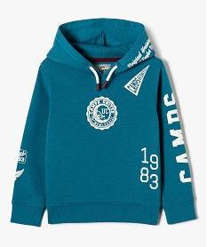 PULL VERT SWEAT BLEU:40721500267-Coton////