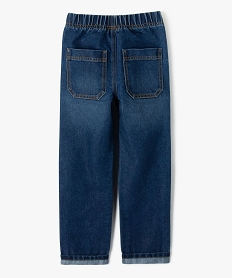 jean regular avec ceinture elastique garcon gris jeansE246401_4