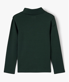 tee-shirt a manches longues et col roule avec motif garcon vert tee-shirtsE261301_3