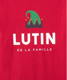 tee-shirt a manches longues motif lutin garcon rougeE262201_2