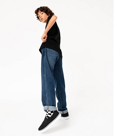 GEMO Jean coupe ample pour garçon bleu standard