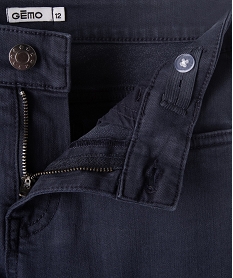 pantalon en coton stretch coupe slim 5 poches garcon bleu pantalonsE268201_2