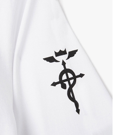 tee-shirt manches courtes imprime garcon - fullmetal alchemist blanc tee-shirtsE274301_2