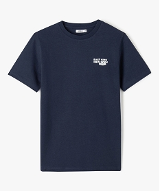 GEMO Tee-shirt à manches courtes avec inscriptions US garçon Bleu