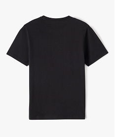 tee-shirt a manches courtes avec motif streetwear garcon noir tee-shirtsE278801_3