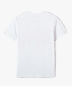 tee-shirt a manches courtes avec motif pere noel garcon blancE279601_3