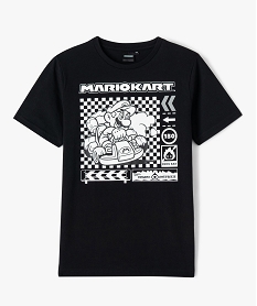 GEMO Tee-shirt à manches courtes avec motif Mario garçon - MarioKart Noir