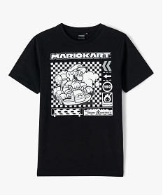 tee-shirt a manches courtes avec motif mario garcon - mariokart noirE279701_1