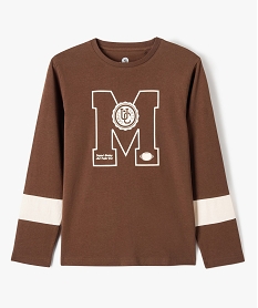 GEMO Tee-shirt à manches longues avec motif XXL garçon - Camps United marron standard