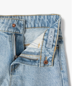 jean wide leg avec taille ajustable fille bleu jeansE289201_2