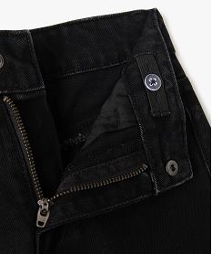 jean wide leg avec taille ajustable fille noir standard jeansE289301_2