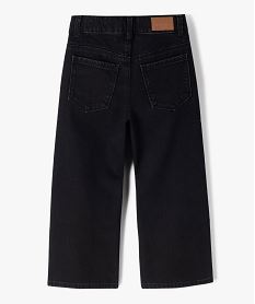 jean wide leg avec taille ajustable fille noir standard jeansE289301_3