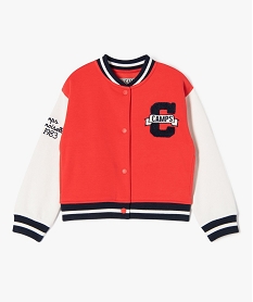 GEMO Veste sportswear à boutons-pression garçon - Camps United Rouge