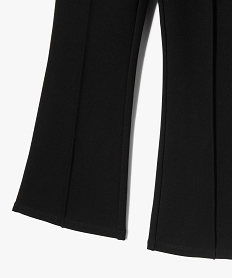 pantalon en maille coupe flare fille noir pantalonsE295601_2