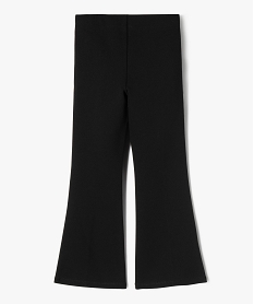 pantalon en maille coupe flare fille noir pantalonsE295601_3