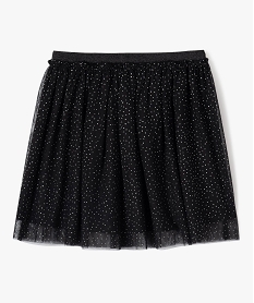 GEMO Jupe en tulle à points pailletés fille Noir