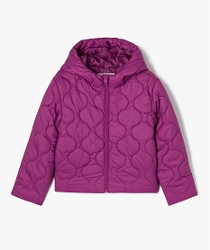 GEMO Doudoune matelassée avec dessus déperlant fille Violet