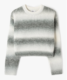 HOMEWEAR AOP FLEURS PULL NOIR + ECRU MIX:40959520047-Acrylique////