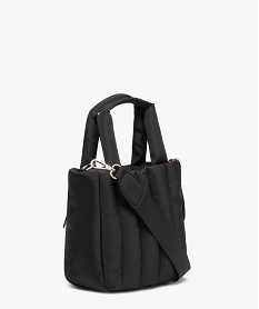 sac en textile matelasse porte main femme noir standardE325501_2