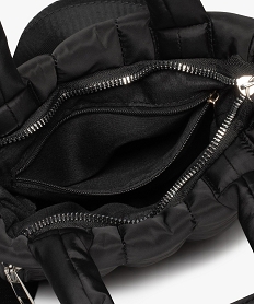 sac en textile matelasse porte main femme noir standard sacs a mainE325501_3