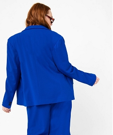 veste de costume femme grande taille bleu vestes et manteauxE332601_4