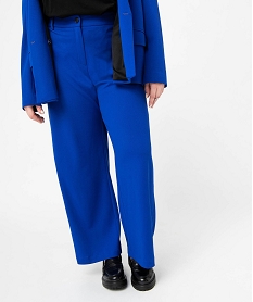 GEMO Pantalon large femme grande taille bleu standard