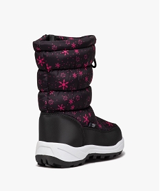 apres-ski fille fourres et a motifs avec zip noirE336801_4