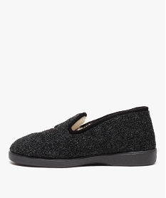 chaussons homme pantoufles en feutrine et en laine gris standardE340001_3
