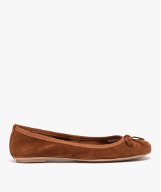 PANTOUFLE JAUNE SANS GENRE MARRON:30385540115-Crte cuir vache/Cuir vachette/Tpr/Non double/